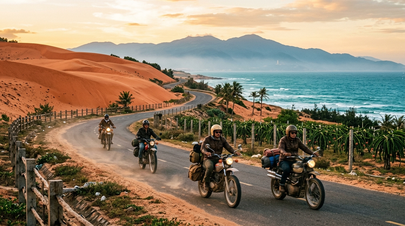 Đà Lạt to Saigon via Mũi Né: 5-Day Waterfalls, Desert Dunes, Tea Hills & Cu Chi Tunnels Odyssey