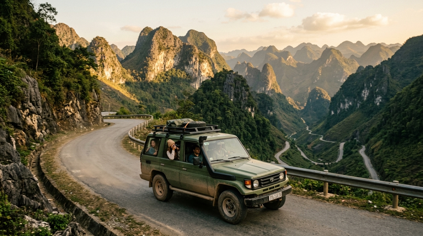 Hà Giang Loop by Private Car: 4-Day UNESCO Karst Plateau & Scenic Canyons